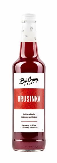 Báťkové sirupy Brusnicový sirup 500 ml