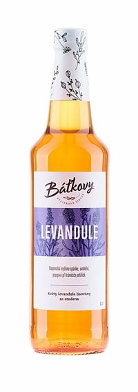 Báťkove sirupy Levanduľový sirup 500 ml