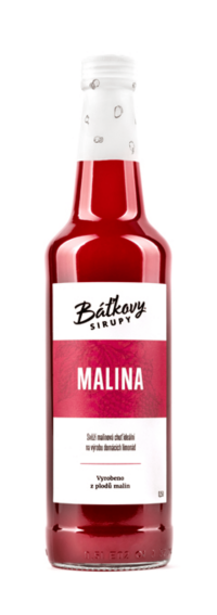Báťkové sirupy Malinový sirup 500 ml