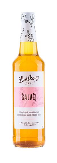 Báťkove sirupy Šalviový sirup 500 ml