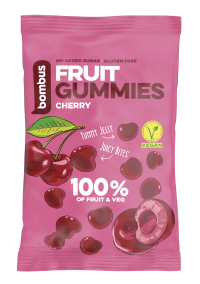 Bombus Fruit energy gummies višňa 35 g