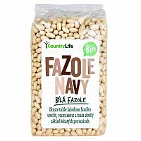 Country Life Fazuľa navy 500 g BIO