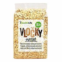 Country Life Vločky ovsené BIO 500 g