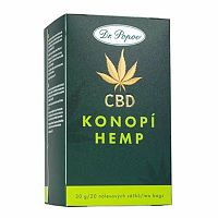 Dr. Popov Konopný čaj s CBD 4% 20 sáčkov