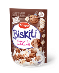 Emco Biskiti čokoládoví s lupienkami 350 g