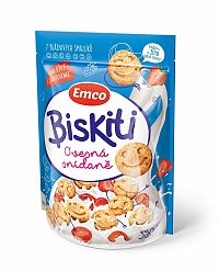 Emco Biskiti mliečna s jahodami 350 g