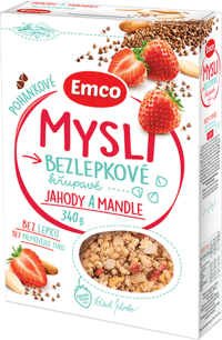 Emco Mysli Pohánkové - Jahody a mandle 340 g