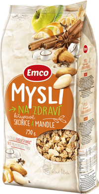 Emco Mysli - Škorica a mandle 750 g