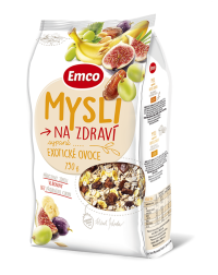 Emco Mysli sypané Exotické ovocie 750 g