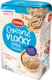 Emco Ovsené vločky jemné s vlákninou 500 g