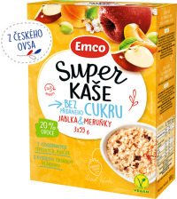 Emco Super kaša jablká marhule 3x55 g