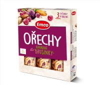 Emco Tyčinka Orechy a brusnica 3x 35 g