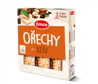 Emco Tyčinka Orechy a kešu 3x 35 g