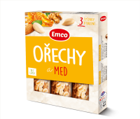 Emco Tyčinka Orechy a med 3x 35 g