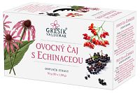 Grešík Ovocný čaj s echinaceou 20 sáčkov