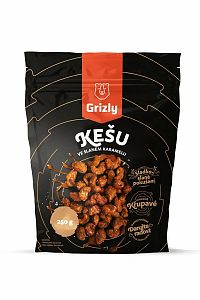 GRIZLY Kešu v slanom karameli 250 g