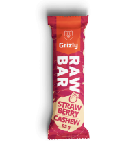 GRIZLY Raw Bar Jahoda 55 g