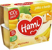 Hami 100% ovocie jablko a banán 400 g