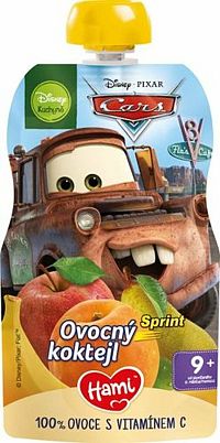 Hami Disney Cars vrecko ovocný koktail 110 g