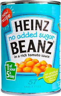 Heinz Fazuľa bez cukru 415 g