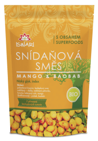 Iswari Raňajková zmes mango - Baobab 300 g