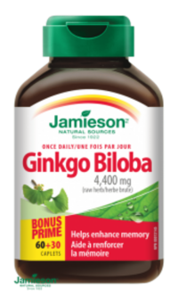 Jamieson Ginkgo biloba 90 tabliet