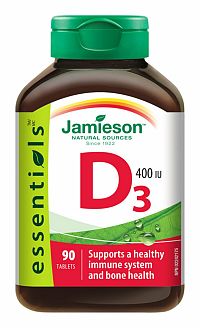 Jamieson Vitamín D3 400 IU 90 tablet