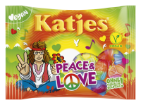 Katjes Ovocné cukríky Peace & Love 175 g