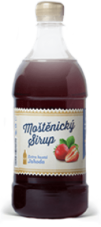 Moštěnický sirup Jahodový sirup 700 ml