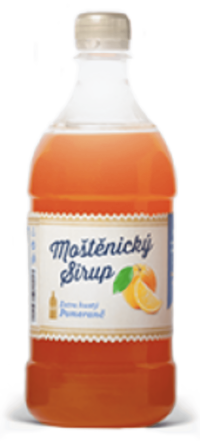 Moštěnický sirup Pomarančový sirup 700 ml
