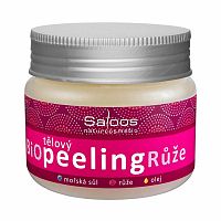 Saloos Telový peeling ruža BIO 140 ml