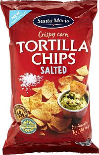 Santa Maria Tortilla chips solené 185 g