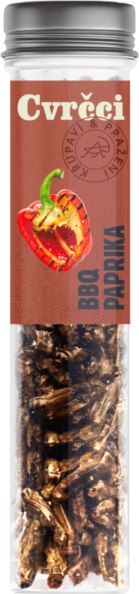 Sens Cvrčky s príchuťou BBQ paprika 20 g