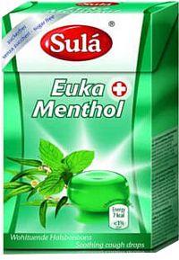 Šula Cukríky bez cukru euka mentol 44 g