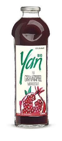 YAN BIO 100% Šťava - Granátové jablko 930 ml