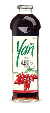 YAN BIO Šťava Šípka 930 ml