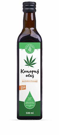 Zelená krajina Konopný olej ČR BIO 500 ml