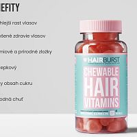 Recenzia: Žuvacie vitamíny Hairburst na rast vlasov