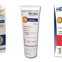 Hemostop – prípravky vo forme kapsúl a gél na pomoc s hemoroidmi