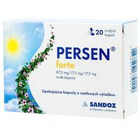 Persen Forte cps.dur.40(4x10)x87,5mg/17.5mg/17,5mg