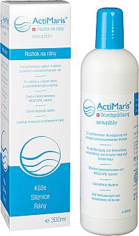 ActiMaris Sensitiv Roztok na výplach a hojenie rán na kožu a sliznice 300 ml