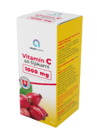 ADAMPharm Vitamín C 1000 mg so šípkami kapsúl 60 ks