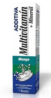 Additiva Multivitamín + minerál mango eff 20 ks
