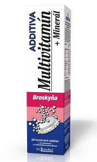 Additiva Multivitamíny+minerály broskyňa 20 ks