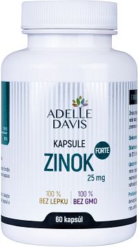 Adelle Davis Zinok FORTE 25 mg 60 kapsúl