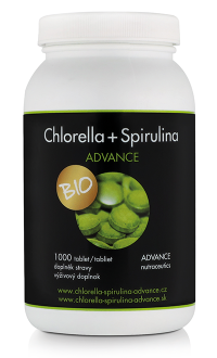 Advance Chlorella + Spirulina BIO 1000 tabliet