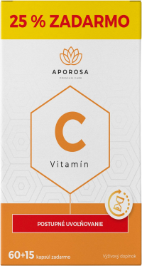 Aporosa Prémiový Vitamín C 700 mg s postupným uvoľňovaním 75 kapsúl