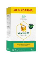 APOROSA Vitamin D3 1000 I.U. 75+15 kapsúl