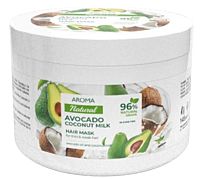 Aroma Maska na jemné a slabé vlasy Avokádo & kokosové mlieko 450 ml