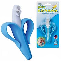 Baby Banana Prvá kefka - Banán - modrá